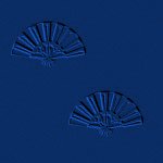 Blue Fan set